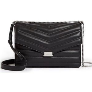 All Saints Justine Leather Crossbody Bag